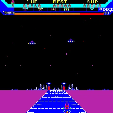 Cassette: Super Astro Fighter screen shot game playing